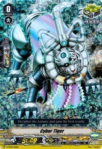 Cyber Tiger (RRR Foil) - V-TD09: Shinemon Nitta - Cardfight Vanguard card