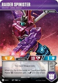 Raider Spinister - Infantry Aerial Assault - War for Cybertron: Siege II - Transformers TCG card