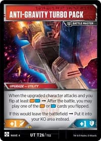 Private Turbo Board - Air Command Evac - War for Cybertron: Siege II - Transformers TCG card