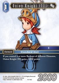 Onion Knight (III) - 10-116C (Refia) - Opus X - Final Fantasy TCG card