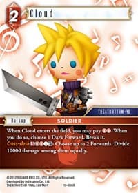 Cloud - Opus X - Final Fantasy TCG card