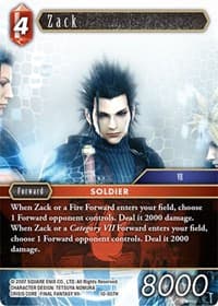 Zack - Opus X - Final Fantasy TCG card