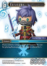 Kurasame - Opus X - Final Fantasy TCG card