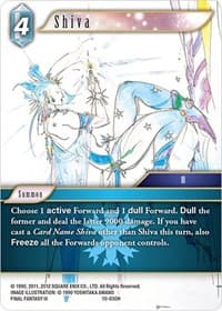 Shiva - Opus X - Final Fantasy TCG card