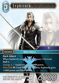 Sephiroth - Opus X - Final Fantasy TCG card