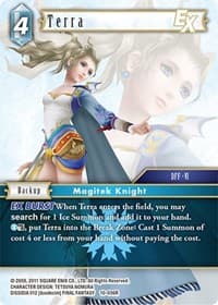 Terra EX - Opus X - Final Fantasy TCG card