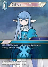 Shivan EX - Opus X - Final Fantasy TCG card