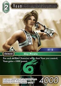 Vaan - Opus X - Final Fantasy TCG card