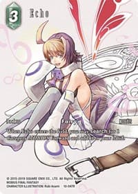 Echo (Full Art) - Opus X - Final Fantasy TCG card