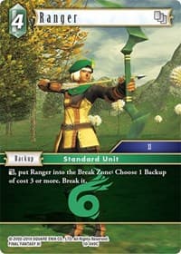 Ranger - Opus X - Final Fantasy TCG card