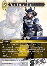 Warrior of Light - Opus X - Final Fantasy TCG card