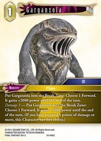 Garganzola - Opus X - Final Fantasy TCG card