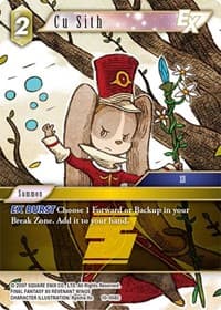 Cu Sith EX - Opus X - Final Fantasy TCG card