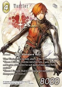 Warrior (Full Art) - Opus X - Final Fantasy TCG card