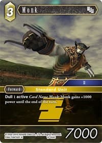 Monk - Opus X - Final Fantasy TCG card