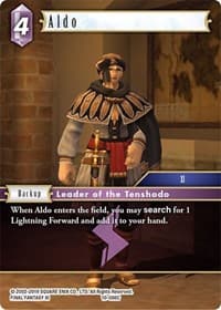 Aldo - Opus X - Final Fantasy TCG card