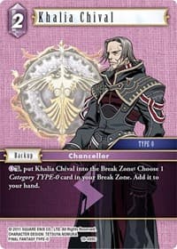Khalia Chival - Opus X - Final Fantasy TCG card