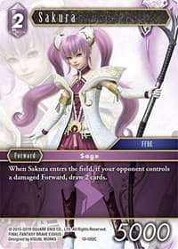 Sakura - Opus X - Final Fantasy TCG card