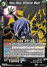 Haru Haru, Attacker Majin (OTAKON 2019) - Promotion Cards - Dragon Ball Super: Masters card