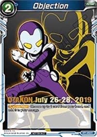 Objection (OTAKON 2019) - Promotion Cards - Dragon Ball Super: Masters card