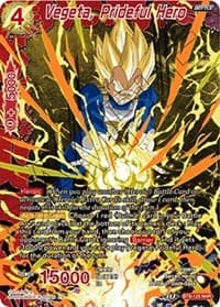 Vegeta, Prideful Hero - Malicious Machinations - Dragon Ball Super: Masters card