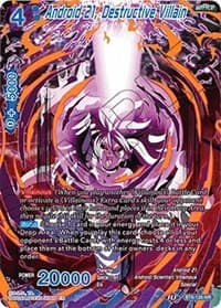 Android 21, Destructive Villain - Malicious Machinations - Dragon Ball Super: Masters card