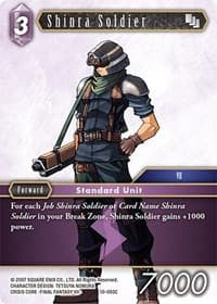 Shinra Soldier - Opus X - Final Fantasy TCG card