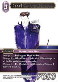 Desch - Opus X - Final Fantasy TCG card