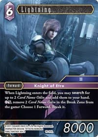 Lightning - Opus X - Final Fantasy TCG card