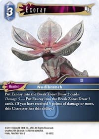 Exoray - Opus X - Final Fantasy TCG card
