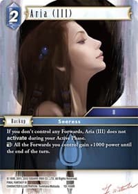 Aria (III) - Opus X - Final Fantasy TCG card