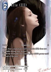 Aria (III) (Full Art) - Opus X - Final Fantasy TCG card