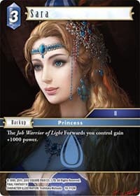 Sara - Opus X - Final Fantasy TCG card