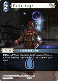 White Mage - Opus X - Final Fantasy TCG card