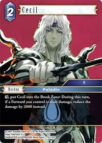 Cecil - Opus X - Final Fantasy TCG card