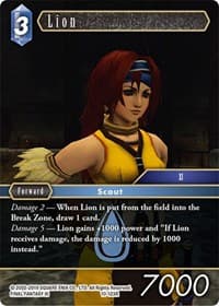 Lion - Opus X - Final Fantasy TCG card