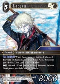 Raegen EX - Opus X - Final Fantasy TCG card