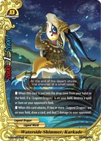 Waterside Shimmer, Karkade - Soaring Superior Deity Dragon - Future Card BuddyFight card
