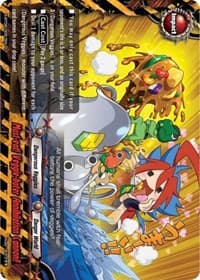 Must-eat! Veggie-hater Annihilation? Cannon!! - Soaring Superior Deity Dragon - Future Card BuddyFight card