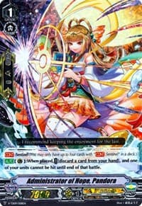 Administrator of Hope, Pandora (RRR Foil) - V-TD09: Shinemon Nitta - Cardfight Vanguard card