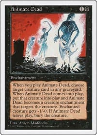 Animate Dead - Fifth Edition - Magic: The Gathering card