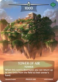 Tower of Air (Serial Numbered) - Argent Saga Promos - Argent Saga TCG card