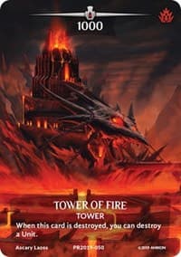 Tower of Fire (Serial Numbered) - Argent Saga Promos - Argent Saga TCG card