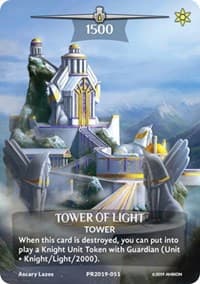 Tower of Light (Serial Numbered) - Argent Saga Promos - Argent Saga TCG card