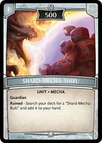 Shard-Mecha: Shiru - Revelations - Argent Saga TCG card