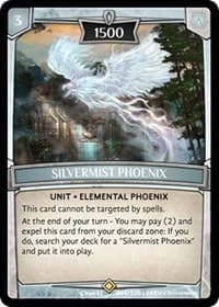 Silvermist Phoenix - Revelations - Argent Saga TCG card