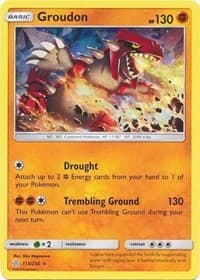 Groudon - 113/236 (Cracked Ice Holo) - Deck Exclusives - Pokemon card
