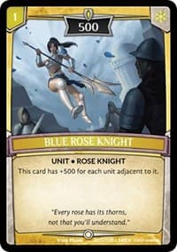 Blue Rose Knight - Revelations - Argent Saga TCG card
