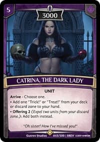 Catrina, the Dark Lady - Revelations - Argent Saga TCG card