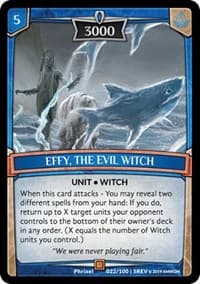 Effy, the Evil Witch - Revelations - Argent Saga TCG card